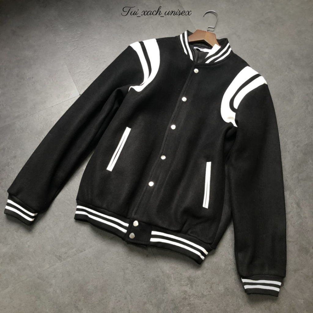 [Ảnh+Video thật] Áo Bomber Teddy Bóng Chày Sơn Tùng - Áo Khoác Chất Liệu Nỉ dày Mềm K1
