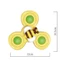 ĐỒ CHƠI CHONG CHÓNG QUAY HÌNH CÔN TRÙNG - Hộp 3 Con Quay Đáng Yêu Cho Bé Trai Bé Gái,Set 3 Con Quay Spinner Dính Tường