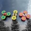CON QUAY SPINNER HÌNH CÔN TRÙNG MINI - Set 3 Con Quay Spinner Côn Trùng,Bộ 3 Chong Chóng Bọ Cánh Cam Dính Tường