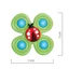 CON QUAY SPINNER HÌNH CÔN TRÙNG MINI - Set 3 Con Quay Spinner Côn Trùng,Bộ 3 Chong Chóng Bọ Cánh Cam Dính Tường
