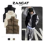 Áo Phao Gile Zaagat Studio Unisex - Áo Khoác Phao 2 Túi Sườn Chéo Nam Nữ Thu Đông Siêu Ấm