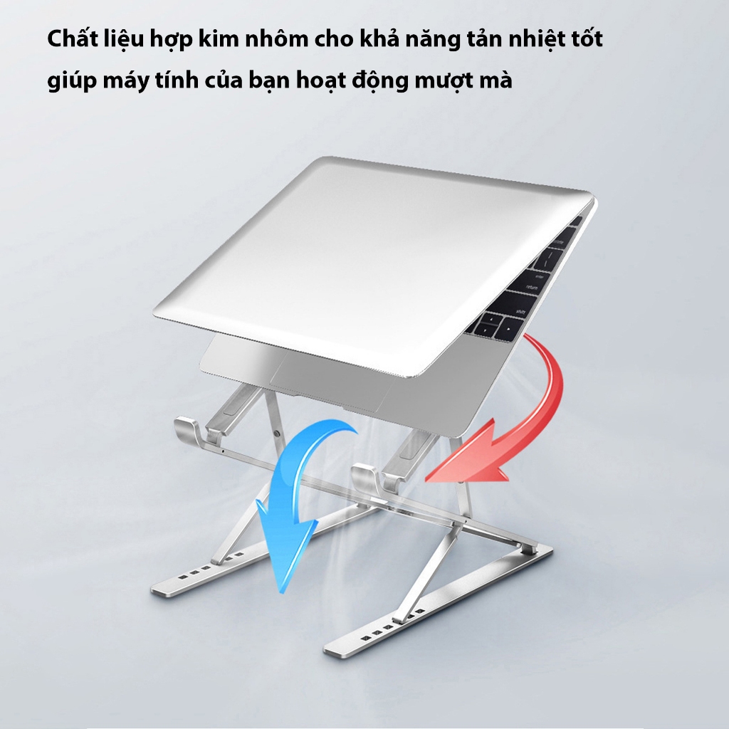 Ô - Giá Đỡ Laptop N8 Hợp Kim Nhôm 2 Tầng