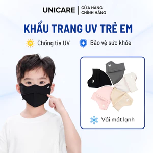 Khẩu trang UV Unicare Proof Mask trẻ em chống tia UV UPF 50+ với vải băng lạnh thoáng khí