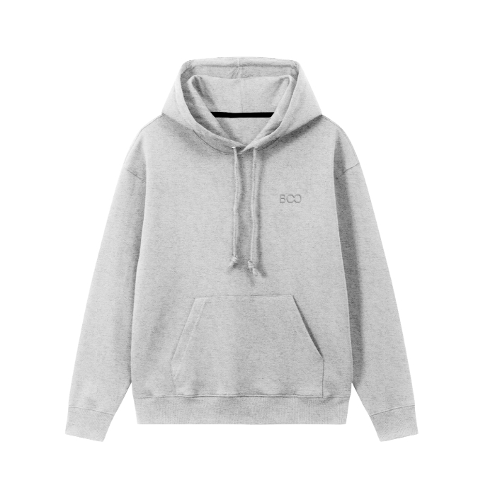 Áo Hoodie Nỉ Mũ BOO Chất Liệu Nỉ Da Cá In Logo Dập Nổi Dày Dặn, Ấm Áp Giữ Nhiệt Tốt