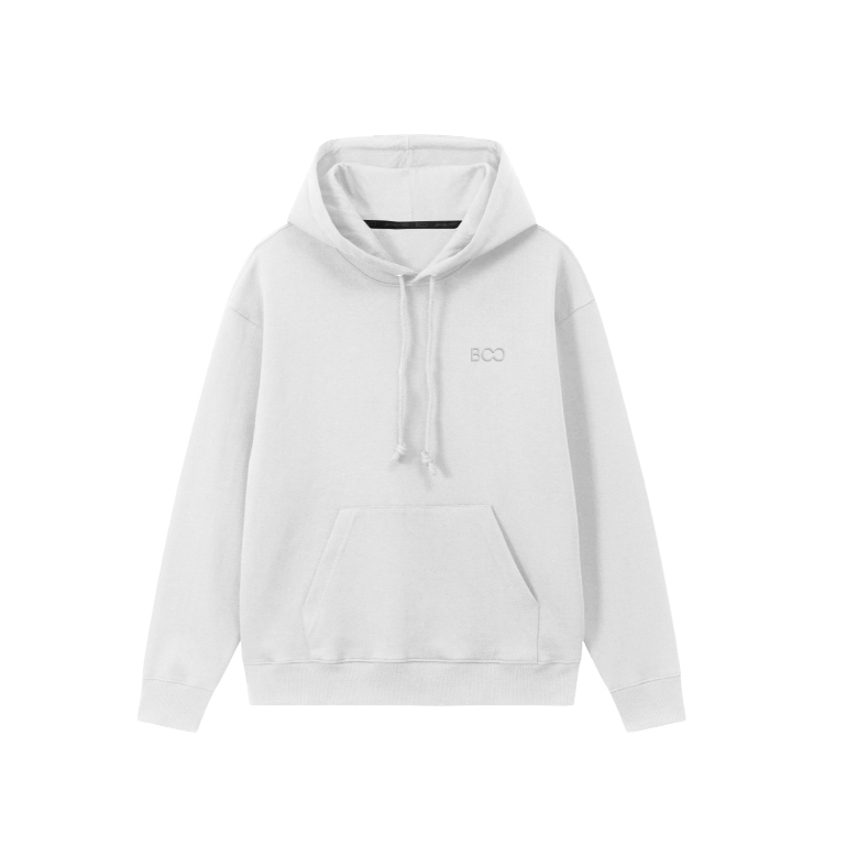 Áo Hoodie Nỉ Mũ BOO Chất Liệu Nỉ Da Cá In Logo Dập Nổi Dày Dặn, Ấm Áp Giữ Nhiệt Tốt