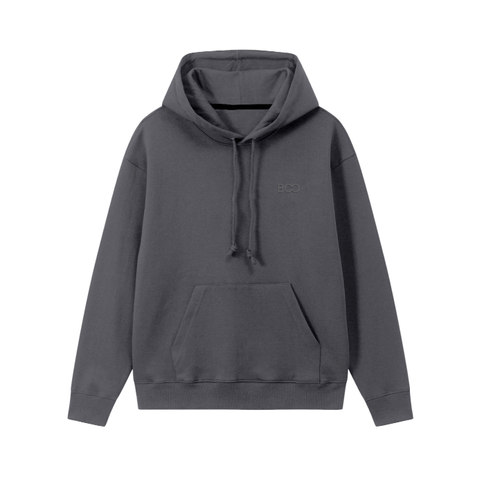 Áo Hoodie Nỉ Mũ BOO Chất Liệu Nỉ Da Cá In Logo Dập Nổi Dày Dặn, Ấm Áp Giữ Nhiệt Tốt