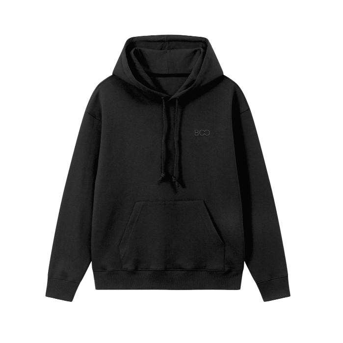 Áo Hoodie Nỉ Mũ BOO Chất Liệu Nỉ Da Cá In Logo Dập Nổi Dày Dặn, Ấm Áp Giữ Nhiệt Tốt