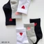 VỚ NỮ COTTON MARDINI CỔ CAO HÌNH TRÁI TIM 3 MÀU TRẺ TRUNG NỮ TÍNH