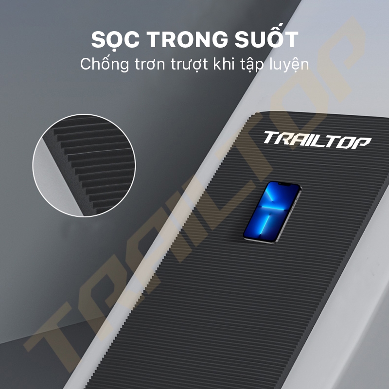 【COD】Trailtop Thảm Tập Gym Yoga Siêu Dày 8-10mm Tập Thể Dục Tại Nhà Đệm Thảm Dã Ngoại Du Lịch