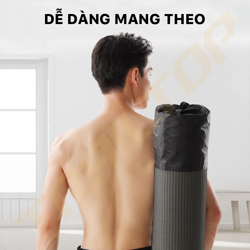 【COD】Trailtop Thảm Tập Gym Yoga Siêu Dày 8-10mm Tập Thể Dục Tại Nhà Đệm Thảm Dã Ngoại Du Lịch