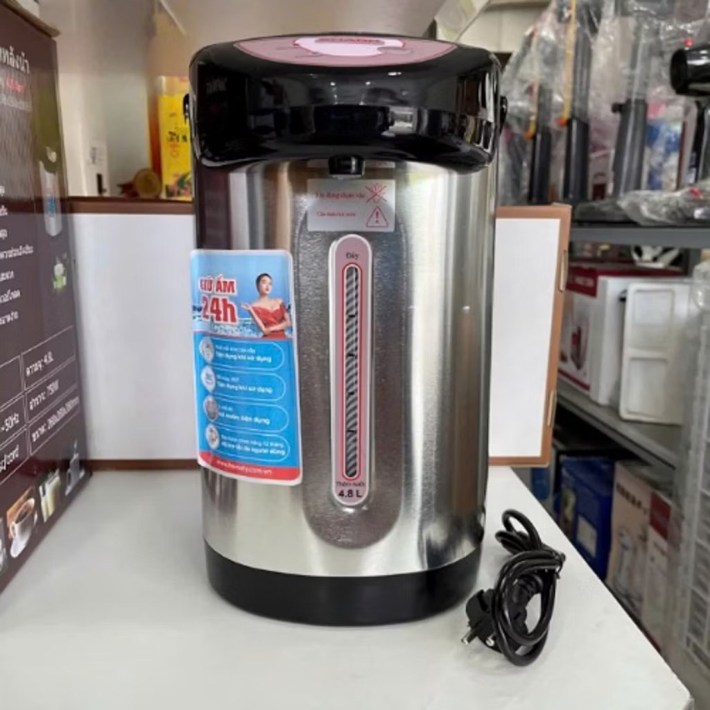 GIẢM GIÁ 60% Bình Thủy Điện Sharp KS-229 Dung tích 4.8 lít,Ấm siêu tốc Giữ nhiệt tốt, Sôi nhanh, Bảo hành chính hãng