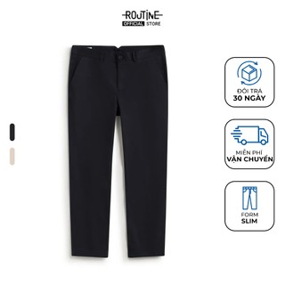 Quần Dài Kaki Nam Dobby Co Giãn Form Slim - Routine 10F25PCA015
