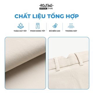 Quần Dài Kaki Nam Dobby Co Giãn Form Slim - Routine 10F25PCA015