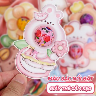 Set Thẻ Giấy Cài Kẹo Mút Dễ Thương – Giấy Cắm Kẹo Mút Trang Trí Quà Tặng Cho Bé Dịp Lễ, Sinh Nhật