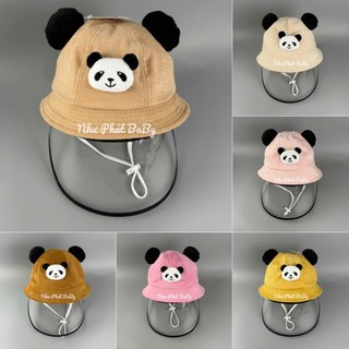 [ Bé 1-2 tuổi ] Nón chống dịch, chống giọt bắn cho bé trai bé gái