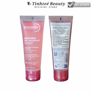Sữa rửa mặt tạo bọt Bioderma Sensibio Gel Moussant 45/200ml
