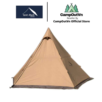 Lều cắm trại Tent Mark campoutvn lều cắm trại du lịch dã ngoại lều 4 người bền gọn vải TC A059