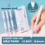 Hộp 10/12 Bút Gel Classmate Bút Bi Nước Bấm Ngòi ST2Bi 0.5mm Mực Xanh Đen Tím Nhanh Khô, Nhiều Mực