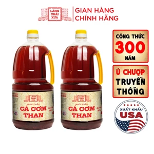 Nước Chấm 2 LÍT Cá Cơm Than Làng Chài Xưa chai nhựa cao cấp Thanh Dịu An toàn
