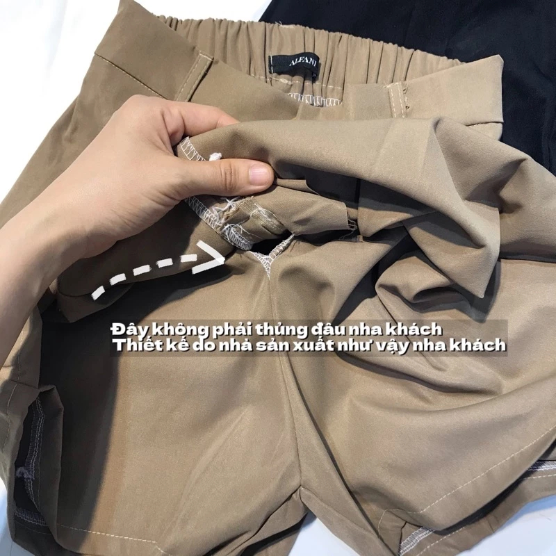 [Peinn]Quần Giả Váy Nữ Lưng Thun Chất Vải Kaki Có Lót Quần Bên Trong Lên Dáng Siêu Xinh Có Bigsize