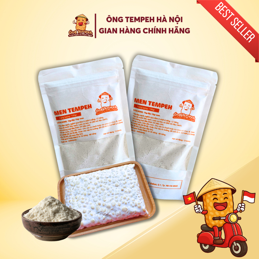 Men Làm Tempeh Tại Nhà Thương Hiệu Ông Tempeh | Shopee Việt Nam