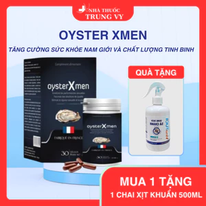 Viên uống hỗ trợ bổ thận, tăng cường sức khỏe nam Oyster Xmen (hộp 30 viên)