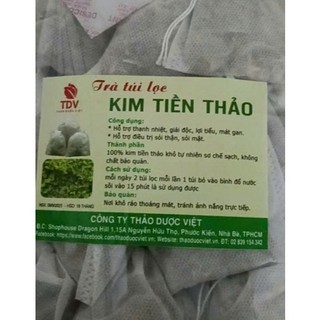 Combo 20 gói túi lọc to x 30g Kim tiền thảo đã sao thơm