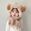 mũ cho bé.[]Mũ Khăn Choàng Cho Bé Trai/Gái, Lông Cừu Dày Dặn Hình Thú Cưng Kèm Charm Ngộ Nghĩnh (1-8 Tuổi)[]