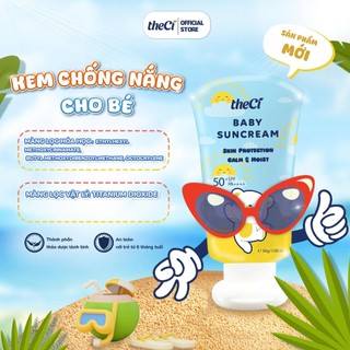 Kem Chống Nắng Cho Bé theCi 30G – Thành Phần Tự Nhiên, Không Cồn, Không Kích Ứng Phù Cho Bé Từ 6 Tháng Tuổi