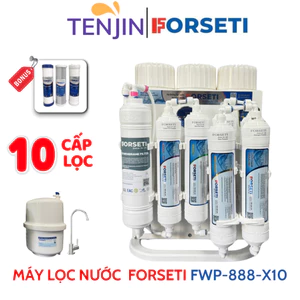 Máy Lọc Nước Để Gầm FORSETI FWP-888-X10 10 Cấp Lọc Công Suất 15 lít/h Bình áp 8 Lít, Bảo Hành 2 năm