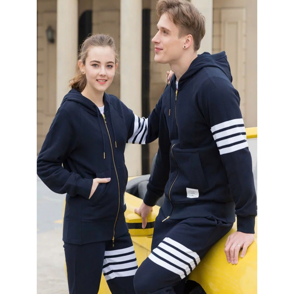 SET ÁO KHOÁC NỈ DÀI MIX QUẦN ỐNG BO DÂY RÚT MÁT MỀM MIN THOẢI MÁI - ĐỒ BỘ NAM - unisex K1