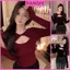 Áo Thun Dài Tay Khoét Ngực Ôm Dáng RANSHI Sexy Quyến Rũ tôn V1 Chất Cotton Mềm Mát - RA344