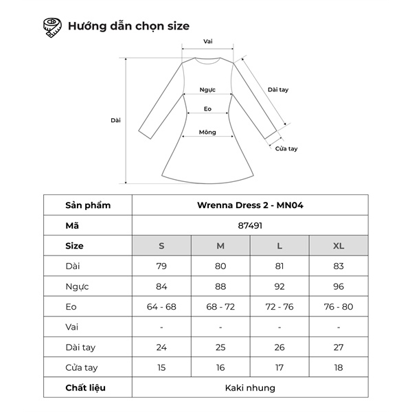 Đầm xòe cổ sơ mi tay ngắn THE C.I.U, váy liền dáng xòe kèm khăn choàng - Wrenna Dress