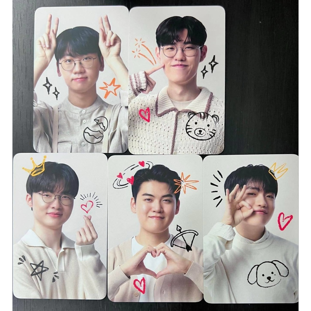 T1 Doran/Oner/Faker/Gumayusi/Keria Card DAEWOONG hàng chính hãng