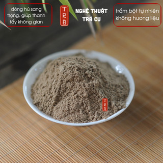 Trầm bột tự nhiên thanh tẩy không gian thiền và thờ và nhà cửa tái tạo năng lượng an lành 100gr-1 hủ