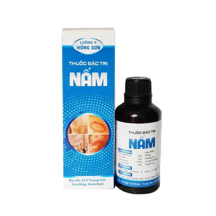 Nước bôi nấm lác, tổ đỉa hồng sơn