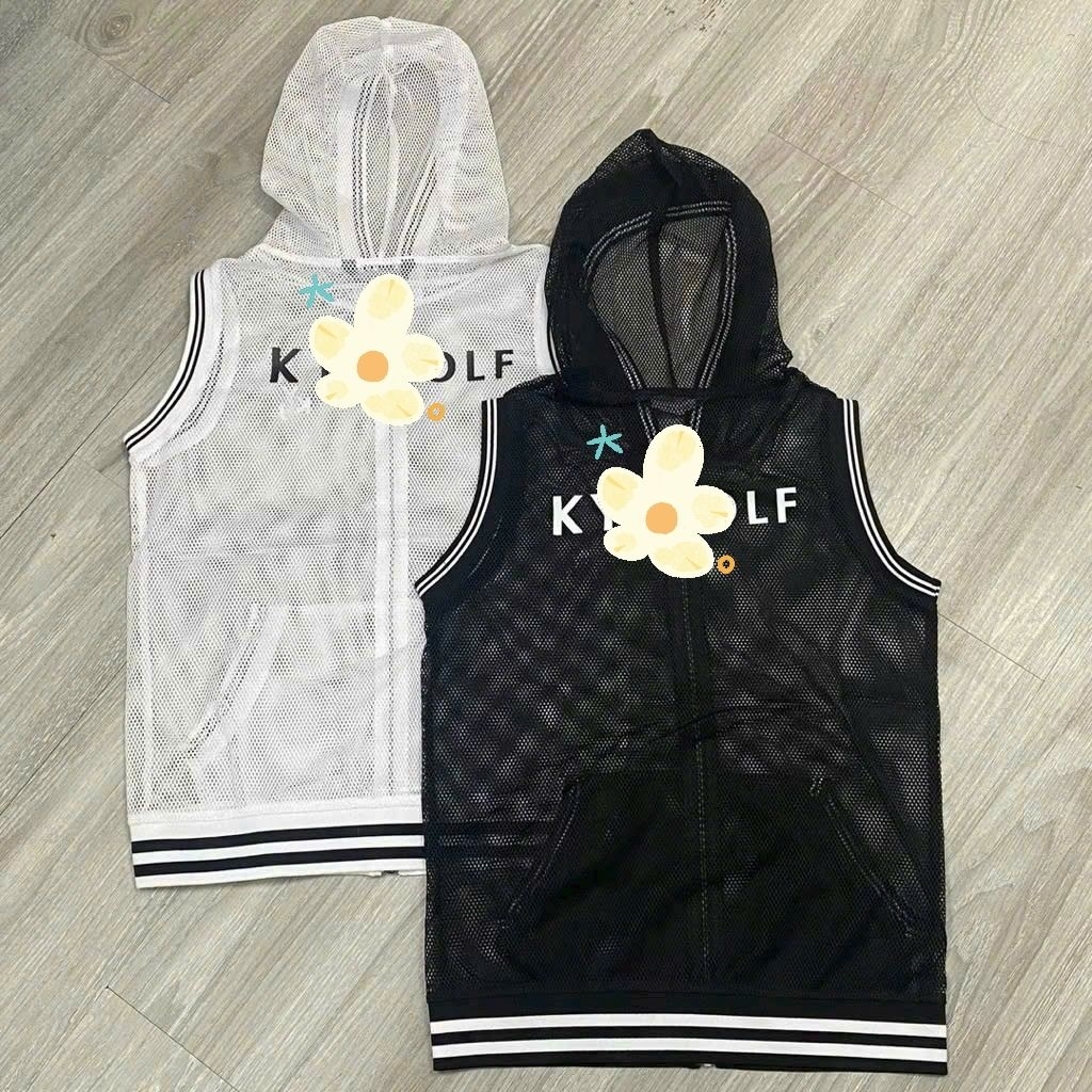 (BomoHouse) Áo khoác thể thao jacket lưới golf, tennis có nón bigsize full túi, tag - dư xịn