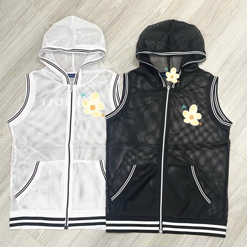 (BomoHouse) Áo khoác thể thao jacket lưới golf, tennis có nón bigsize full túi, tag - dư xịn