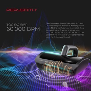 Máy Hút Bụi Giường Nệm PerySmith V20Pro, Không Dây, Gọn Nhẹ, Diệt Khuẩn, Hút Bụi Mịn, Có Đèn UV | BigBuy360 - bigbuy360.vn