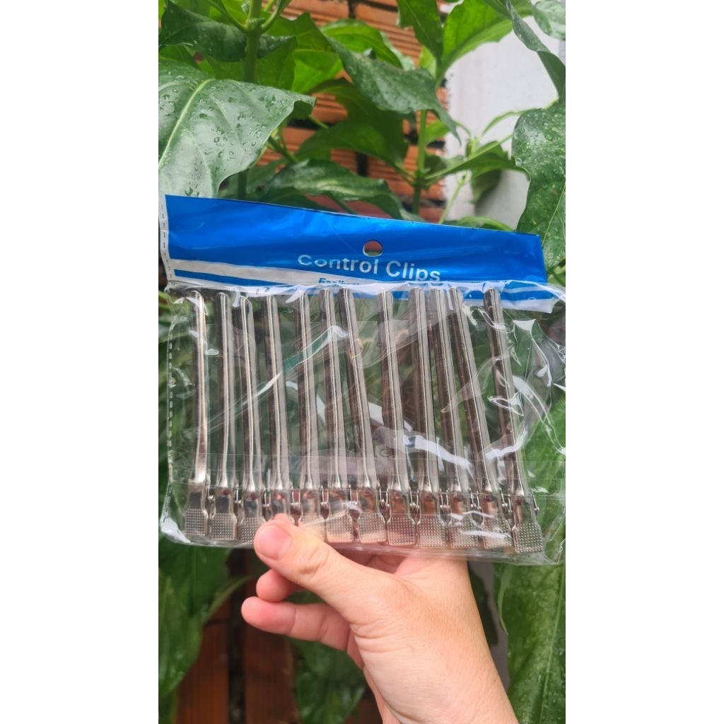 Kẹp mỏ vịt mini làm tóc chuyên dụng bằng thép không gỉ [chính hãng]