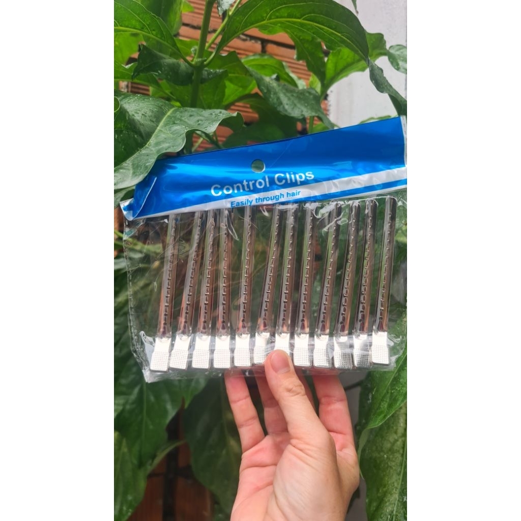 Kẹp mỏ vịt mini làm tóc chuyên dụng bằng thép không gỉ [chính hãng]