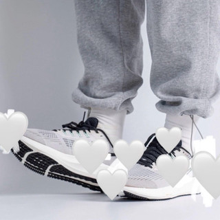 Giày thể thao chạy bộ cổ thấp mùa hè bigsize nam nữ màu trắng ghi đế eva cao cấp êm nhẹ , sneaker thời trang big size