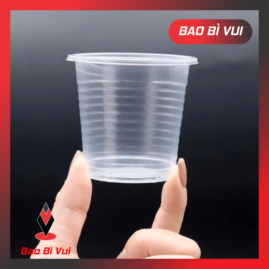 [[Combo 500 cái] Ly nhựa cỡ nhỏ 80ml / 120 ml /140ml / 220ml , ly dùng 1 lần  - BAO BÌ VUI