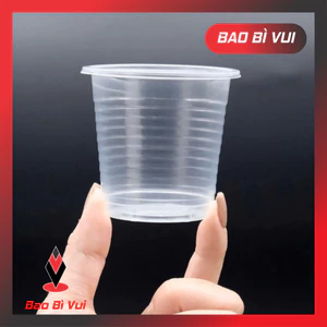 Ly nhựa cỡ nhỏ 80ml / 120 ml /140ml / 220ml , ly dùng 1 lần - BAO BÌ VUI