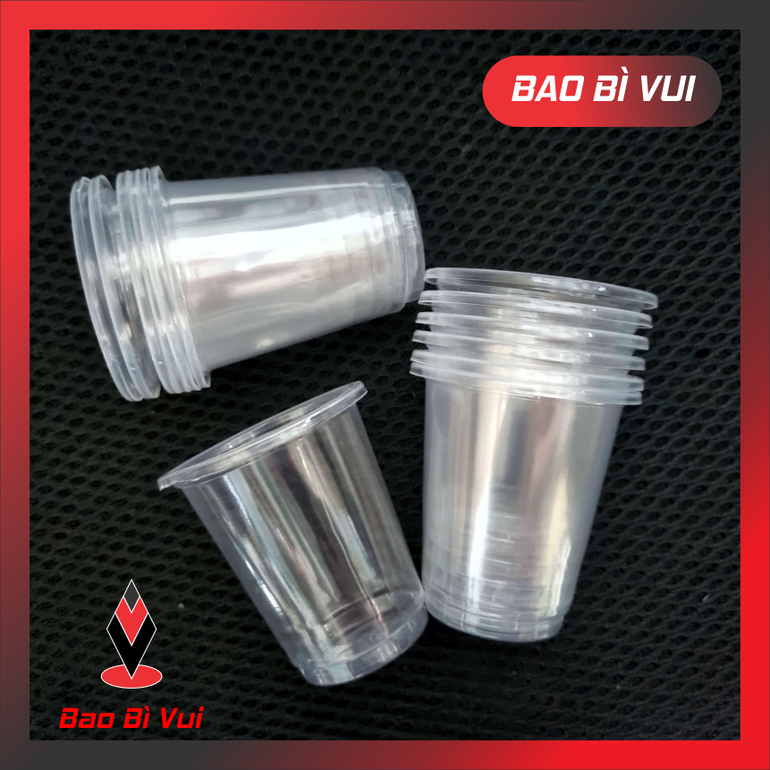 [[Combo 500 cái] Ly nhựa cỡ nhỏ 80ml / 120 ml /140ml / 220ml , ly dùng 1 lần  - BAO BÌ VUI