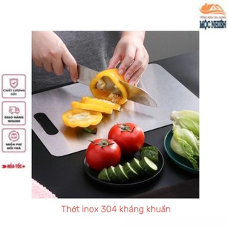 Thớt Inox304 kháng khuẩn cao cấp, an toàn khi sử dụng - siêu bền, tiện dụng