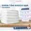 Khăn Tắm Khách Sạn 70x140cm LOTUS TOWEL 100% Cotton Cao Cấp Mềm Mịn Thấm Hút Không Ra Màu