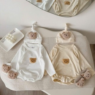 Set body dài tay 3 chi tiết cho bé đầy tháng, thôi nôi 3-9Kg. Bộ đồ liền thân sơ sinh. Dino Kids