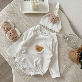 Set body dài tay 3 chi tiết cho bé đầy tháng, thôi nôi 3-9Kg. Bộ đồ liền thân sơ sinh. Dino Kids