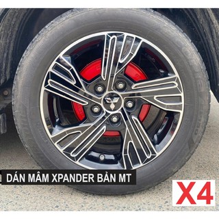 Decal Dán Mâm Xpander Bản số sàn ( bộ 5 bánh)